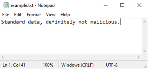 Not malicious at all