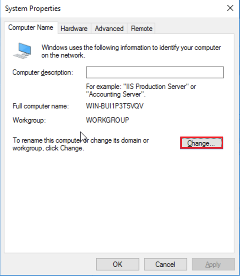 Windows System Properties
