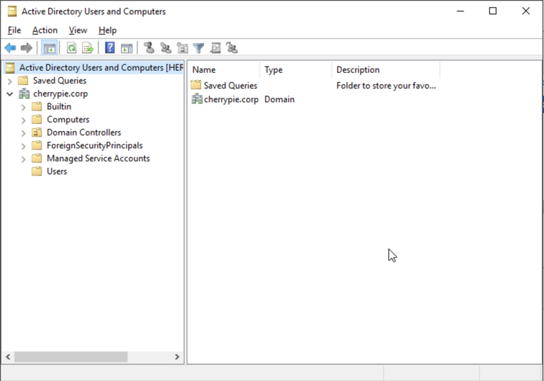 Active Directory Users and Computers