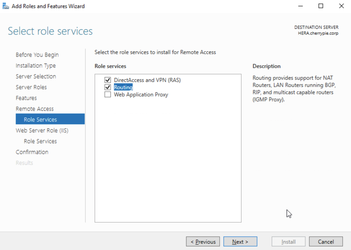 DirectAccess and VPN (RAS) and Routing