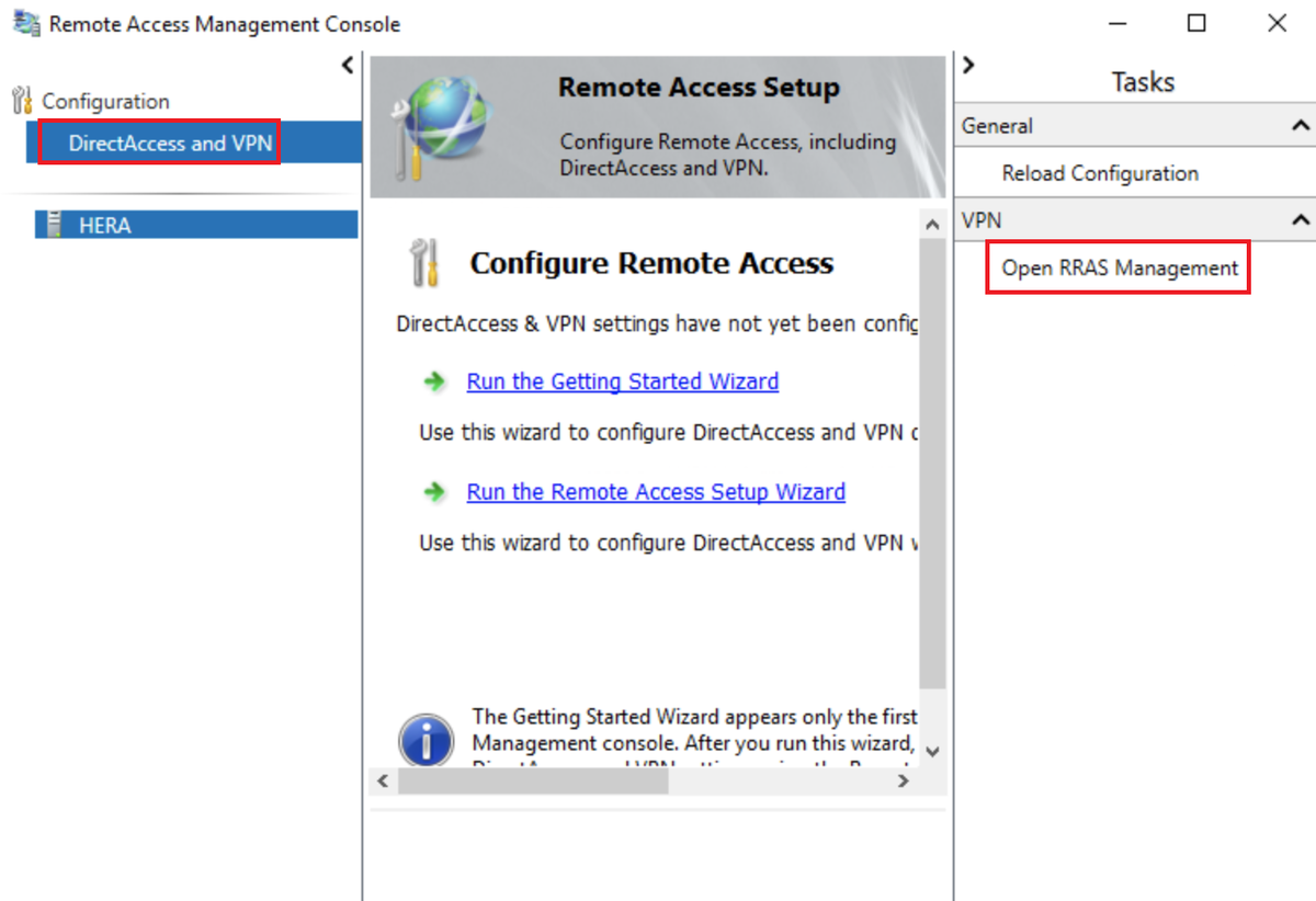 Open RRAS Management