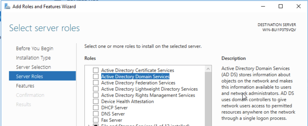 Active Directory Domain Services