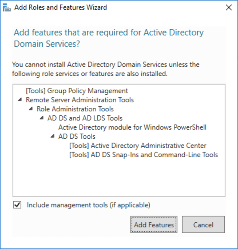 Accept required features