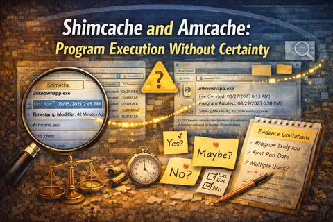 Shimcache and Amcache