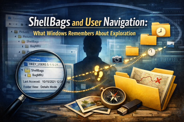 ShellBags and User Navigation: What Windows Remembers About Exploration