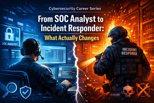 From SOC Analyst to Incident Responder: What Actually Changes